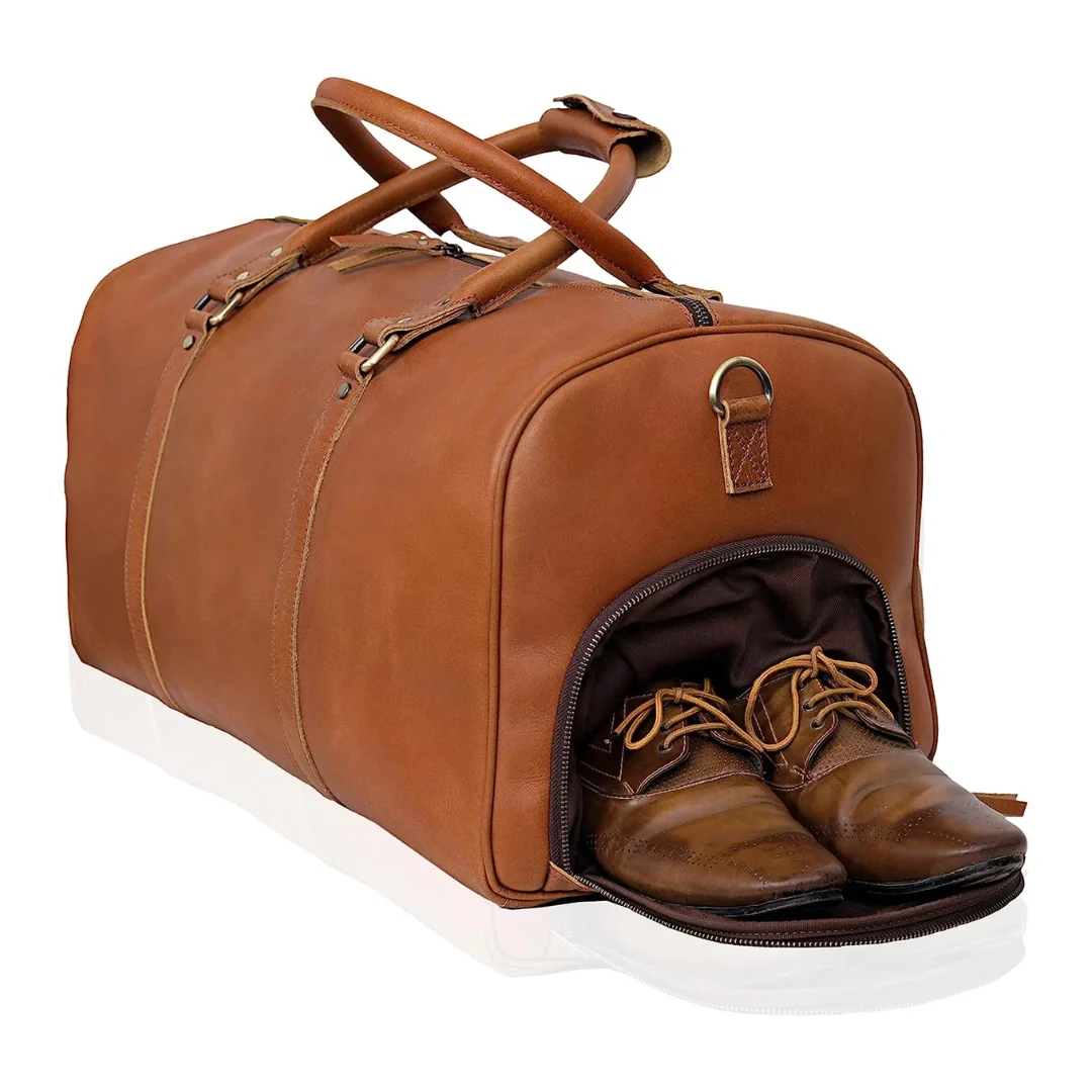 Buffalo Leather Duffel Combo - Image 2