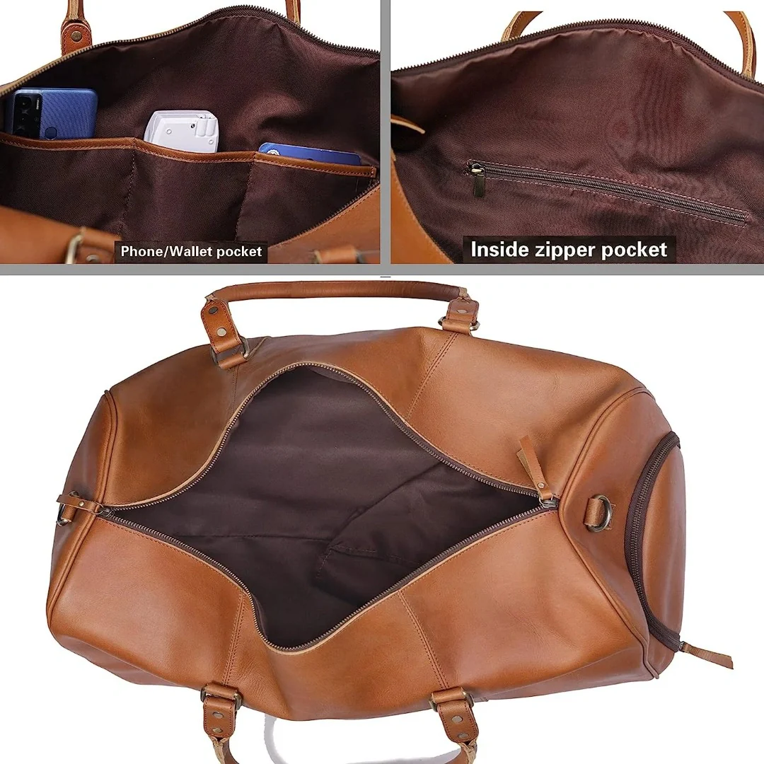 Buffalo Leather Duffel Combo - Image 4