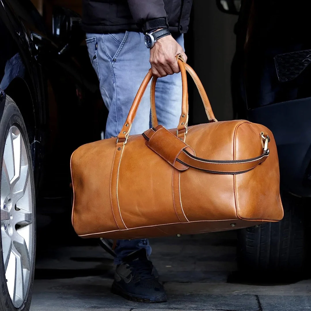 Buffalo Leather Duffel Combo - Image 6