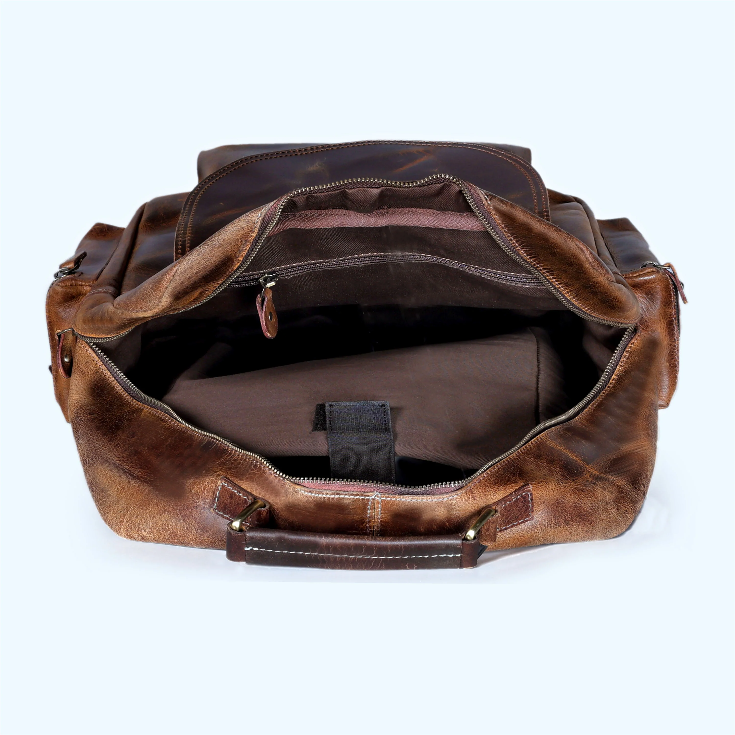 Full Grain Buffalo Leather Backpack - Image 10