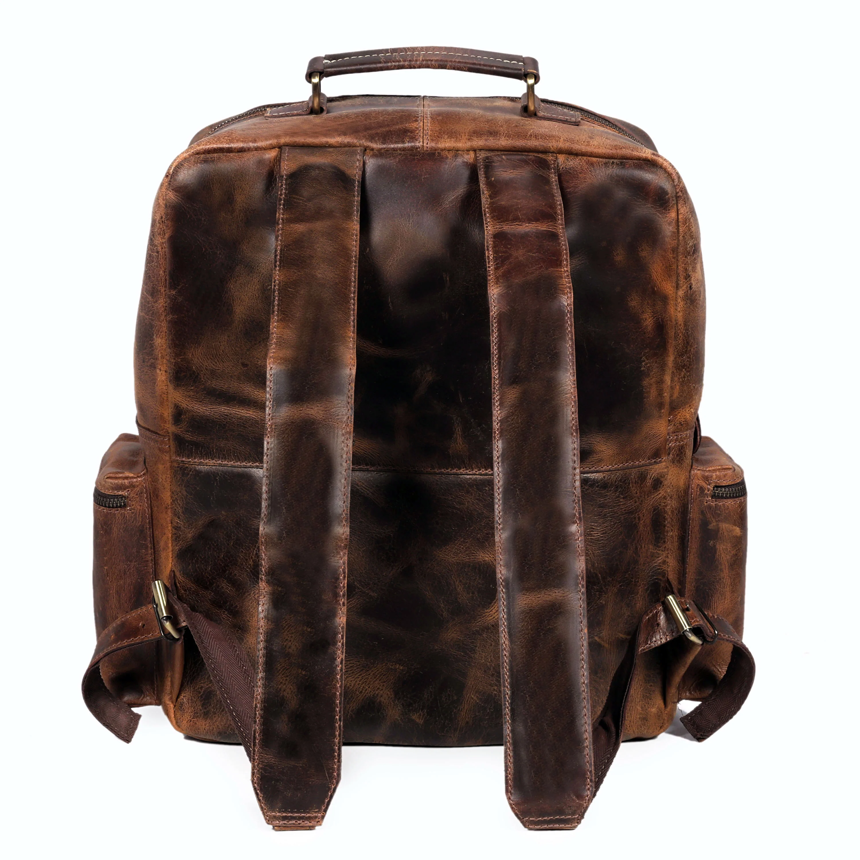 Full Grain Buffalo Leather Backpack - Image 18