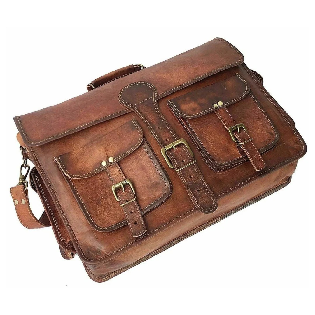 Glory Leather Messenger Bag - Image 4