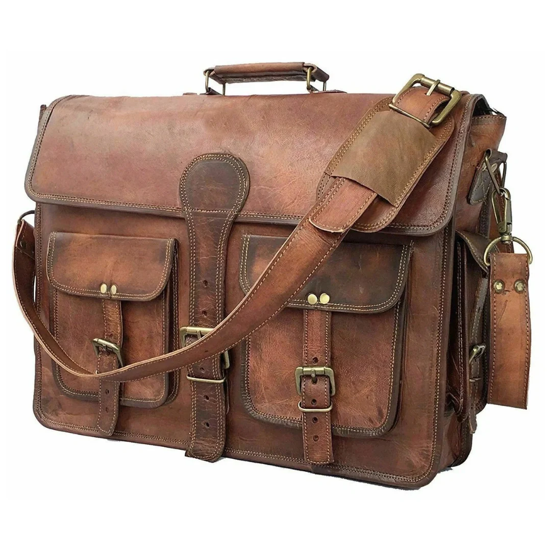 Glory Leather Messenger Bag - Image 7