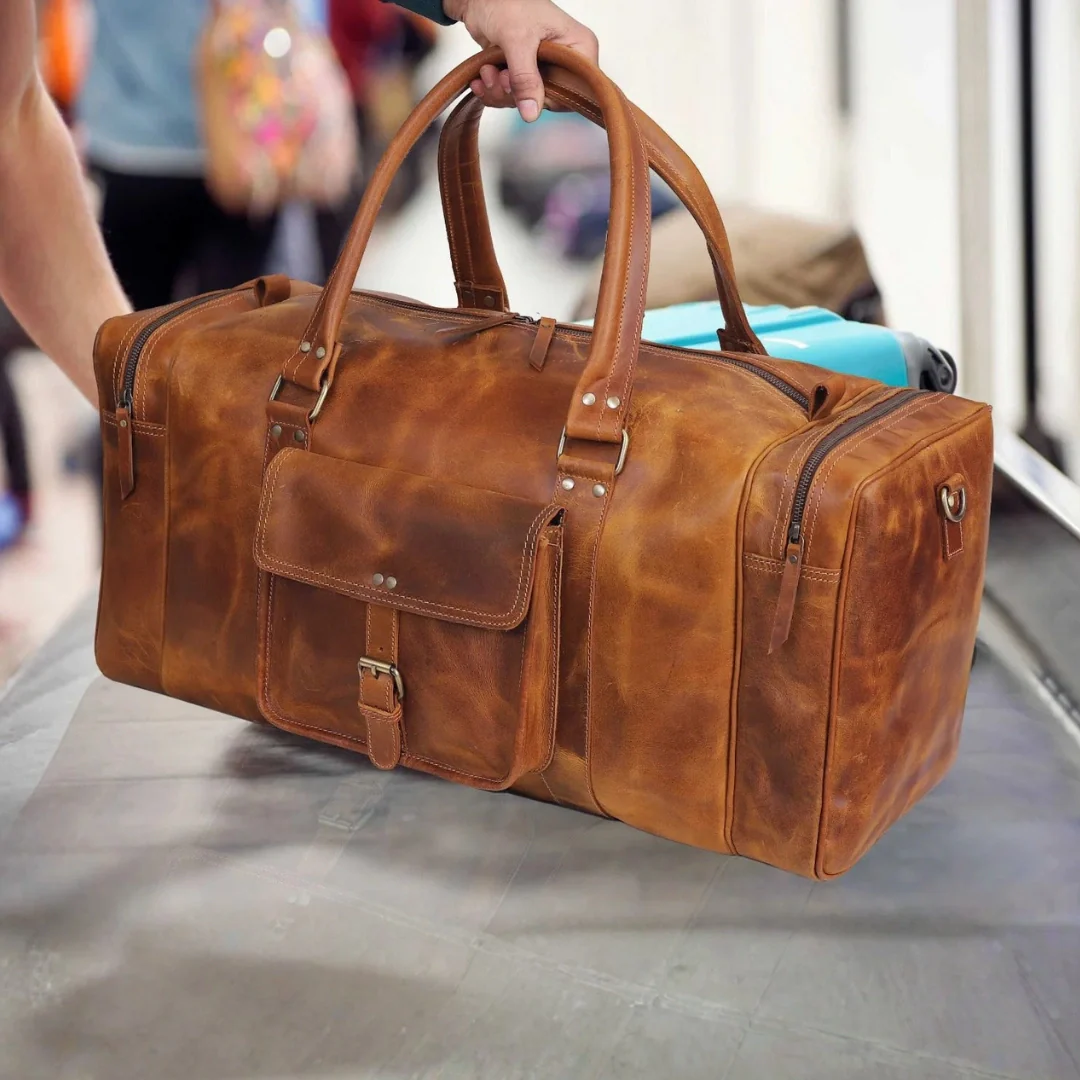Magnum Leather Duffle bag - Image 10