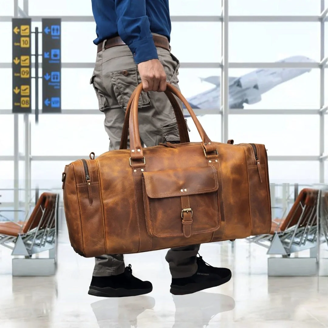 Magnum Leather Duffle bag - Image 3