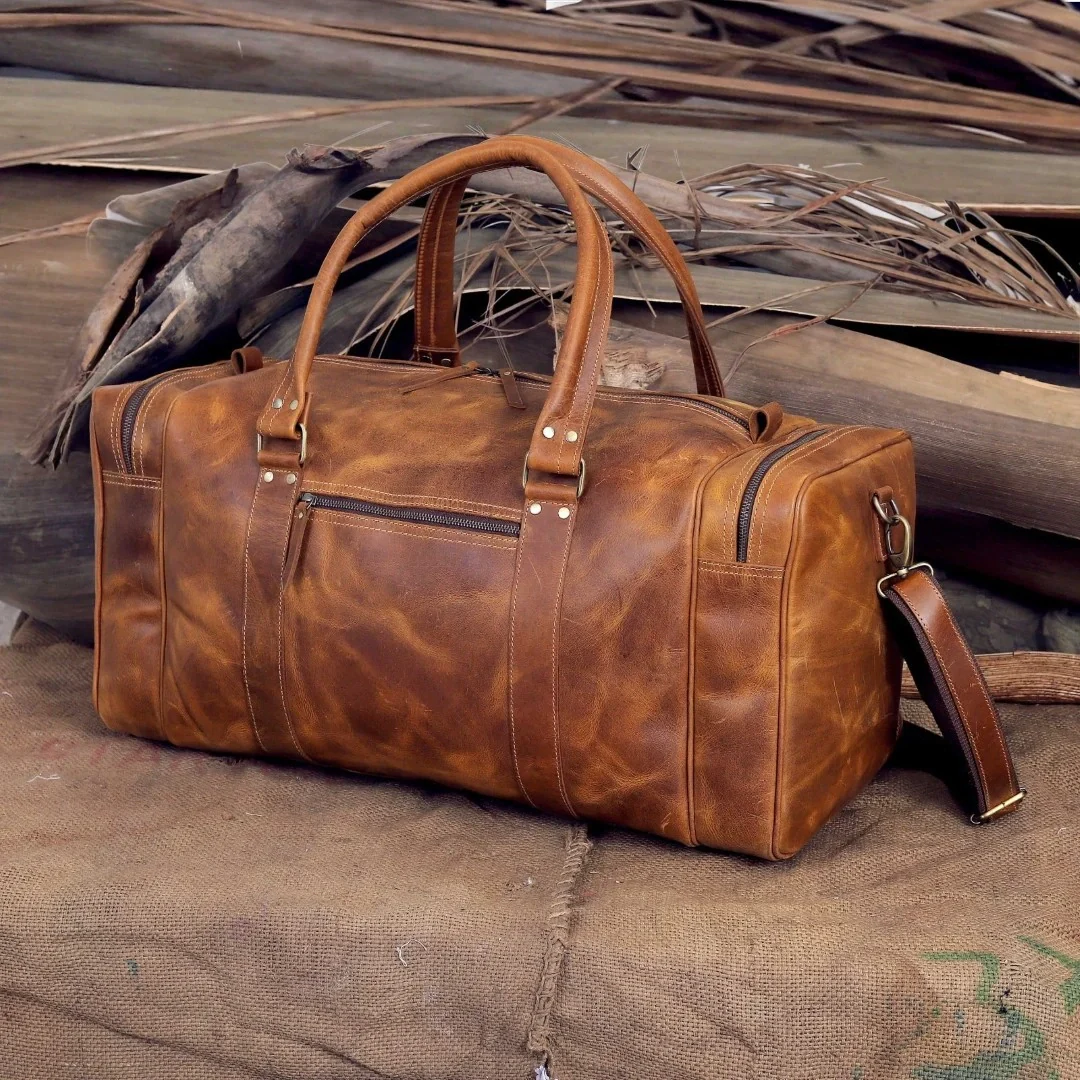 Magnum Leather Duffle bag - Image 5