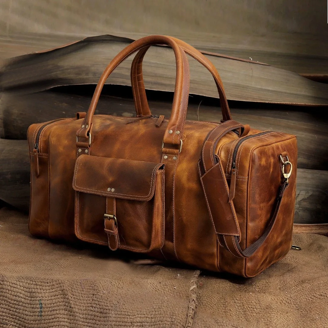 Magnum Leather Duffle bag - Image 6