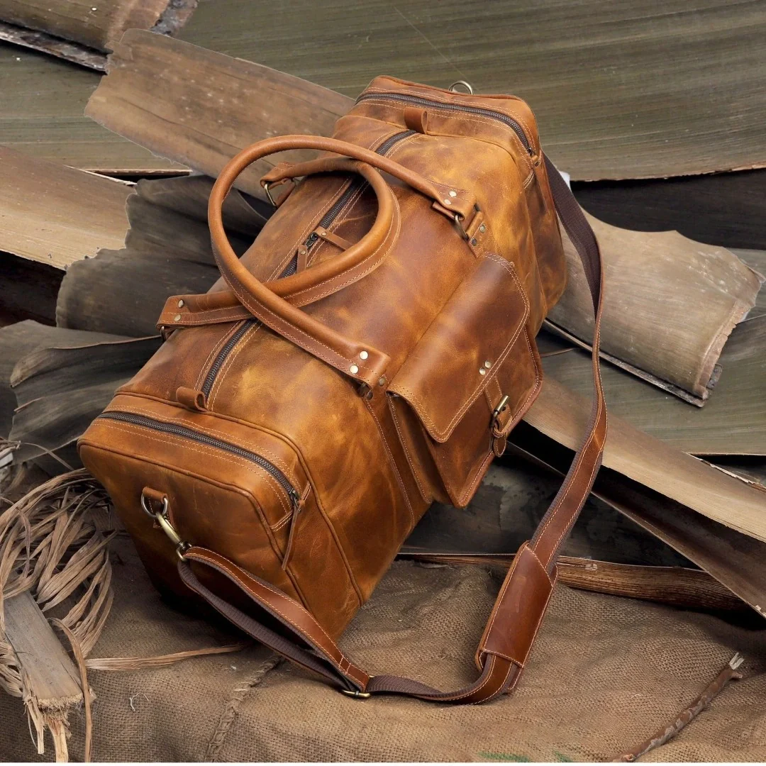 Magnum Leather Duffle bag - Image 8