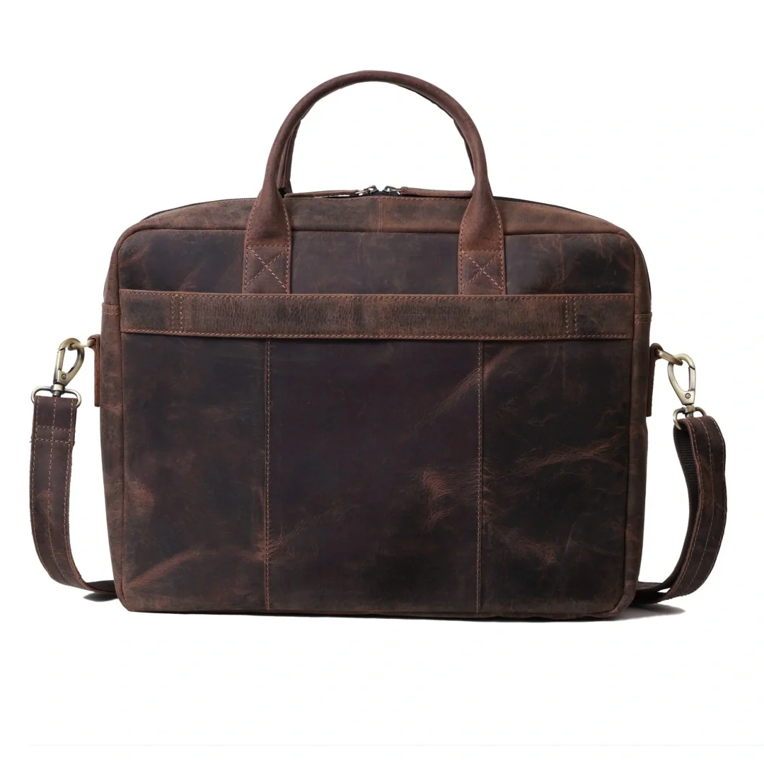 Ocean Leather Buffalo Briefcase - Image 10