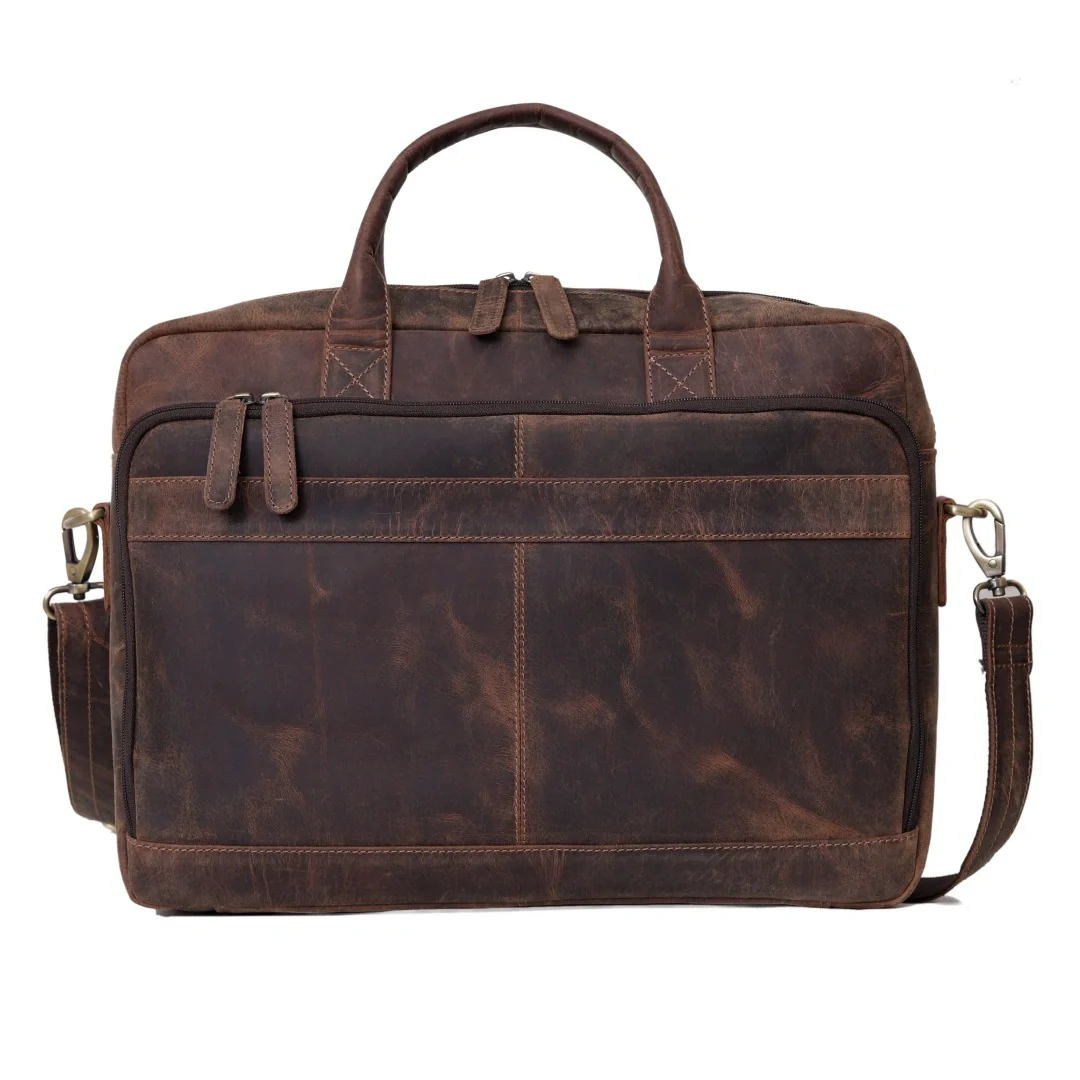 Ocean Leather Buffalo Briefcase - Image 11