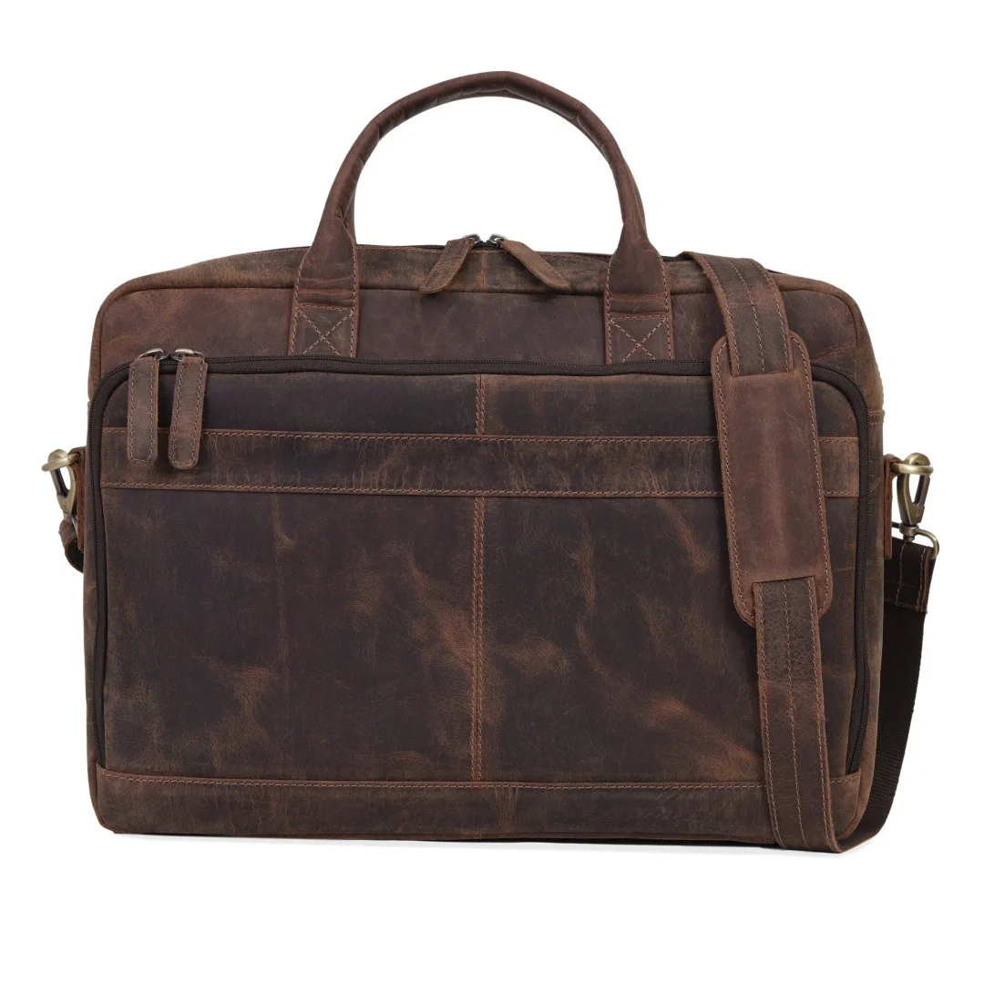 Ocean Leather Buffalo Briefcase - Image 21