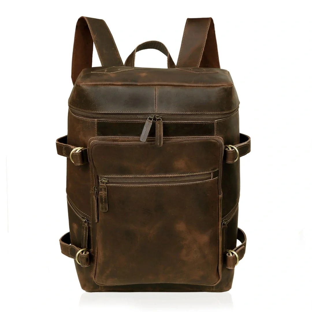 Retro Leather buffalo backpack - Image 15