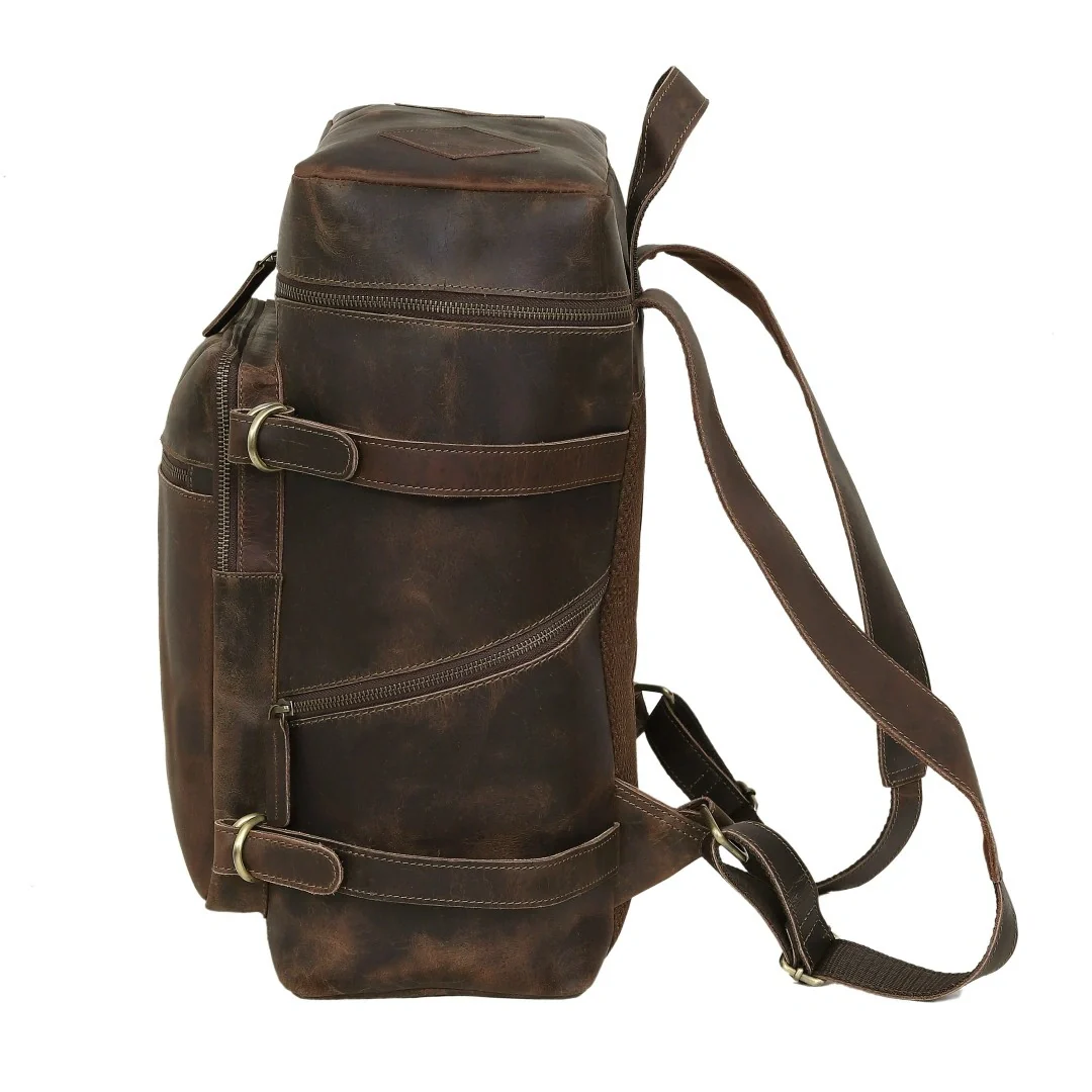 Retro Leather buffalo backpack - Image 18
