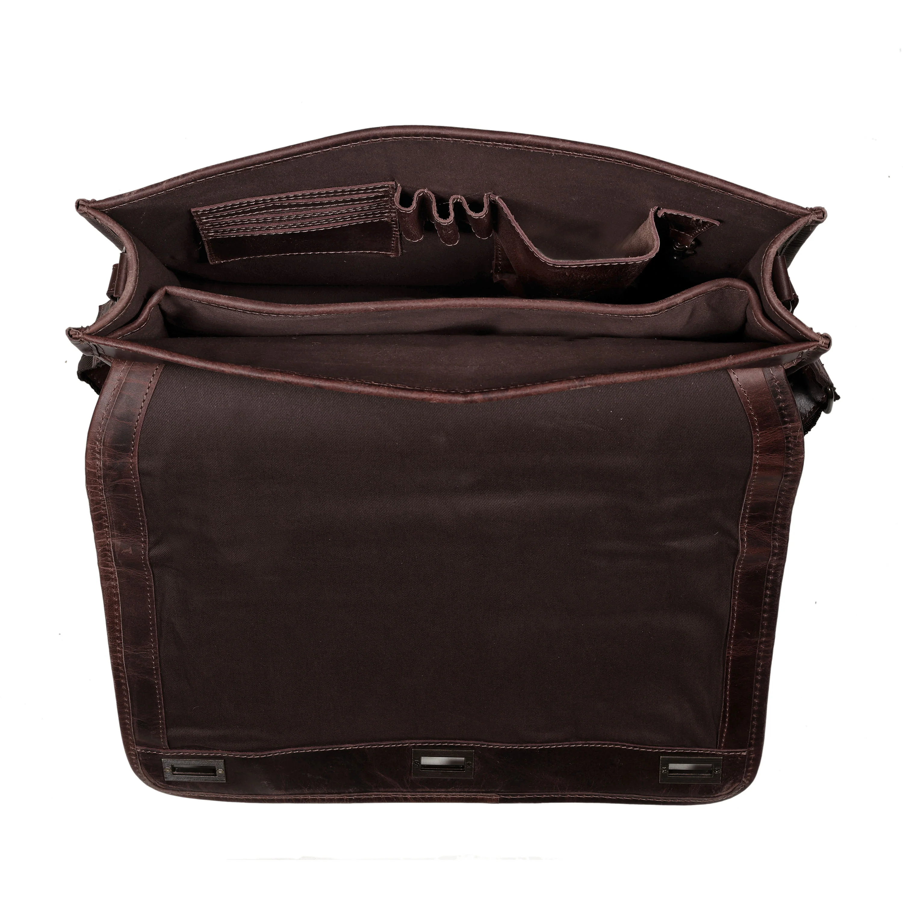 The Artisan Leather Messenger Bag - Image 5