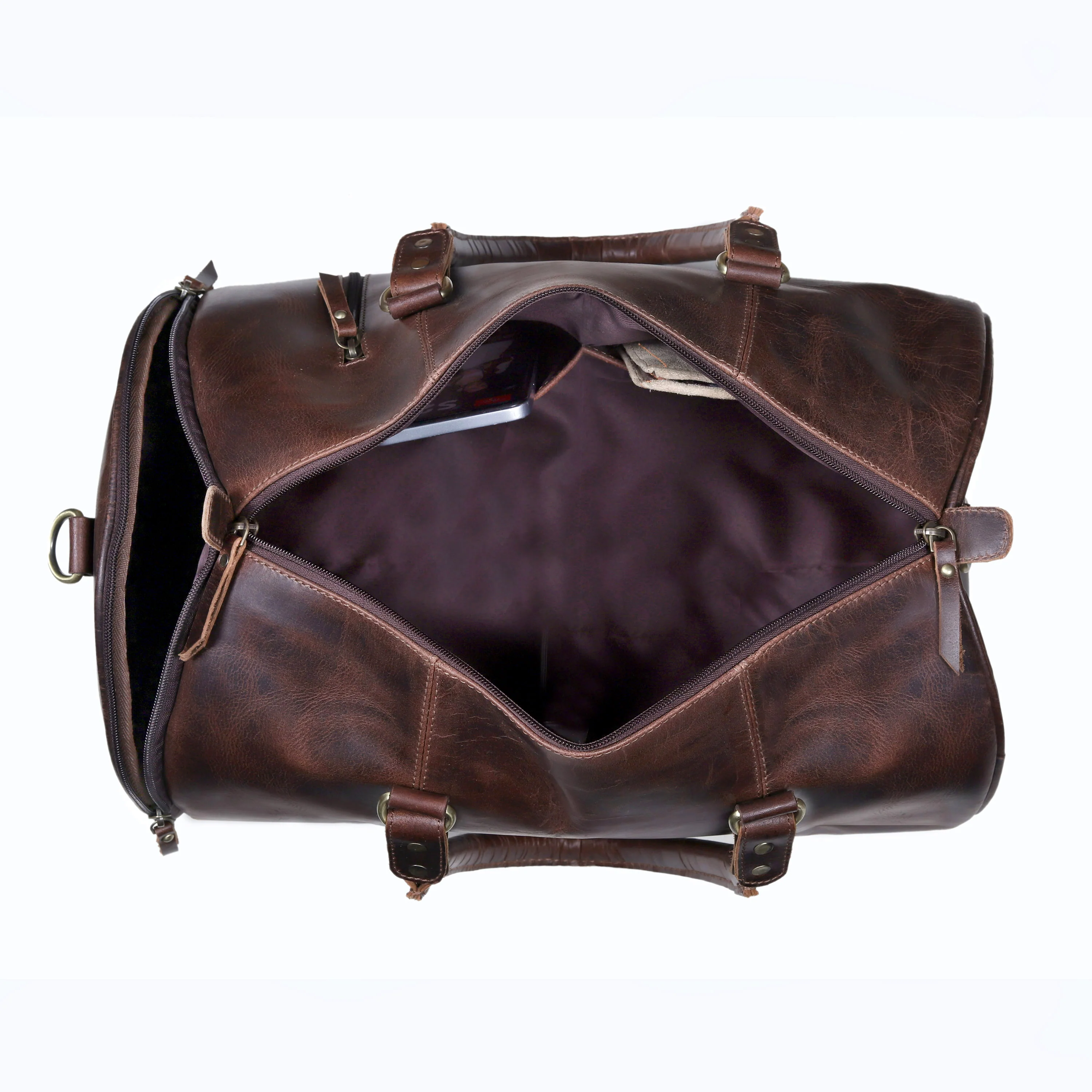 The Buffalo Leather Gym Bag - Image 12