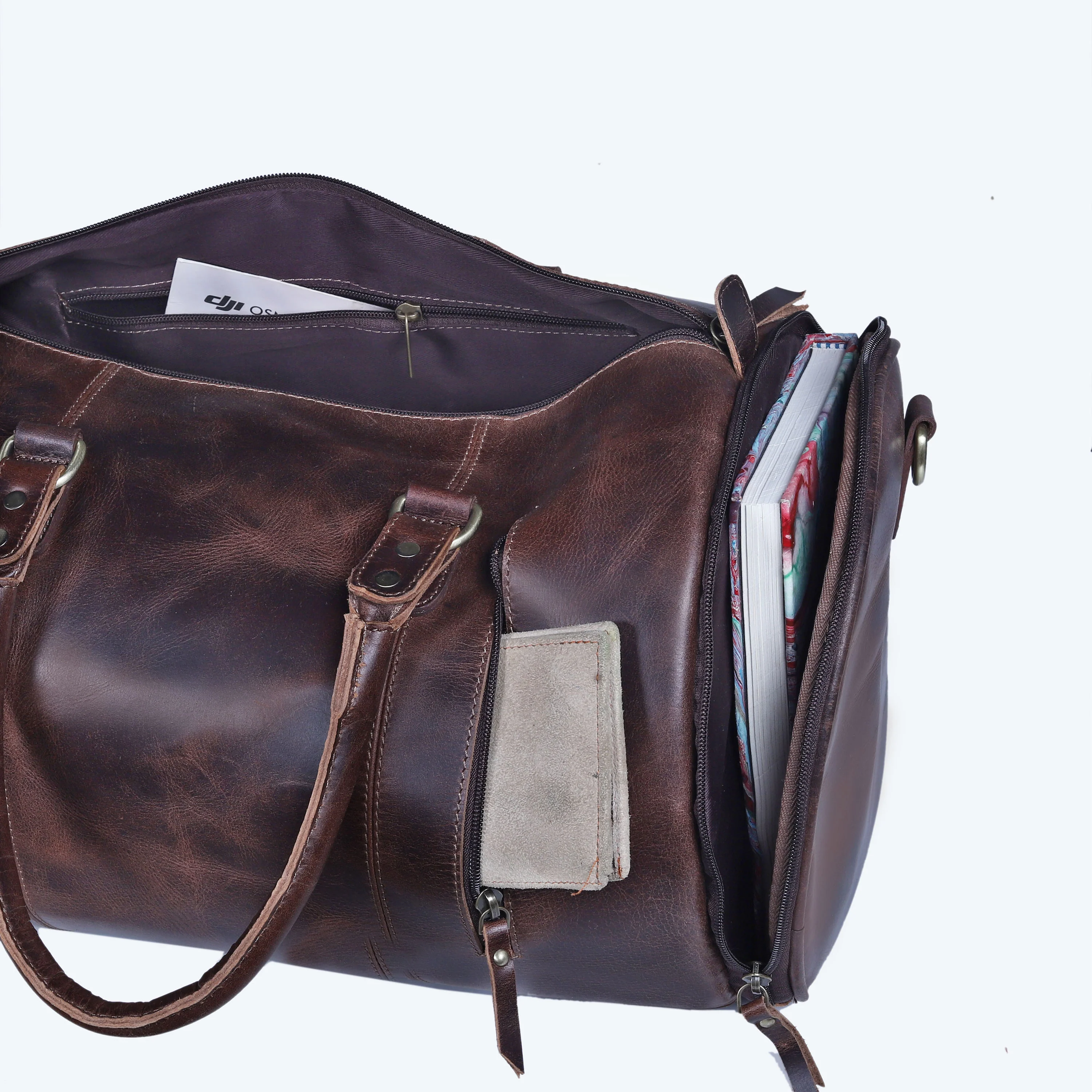 The Buffalo Leather Gym Bag - Image 13