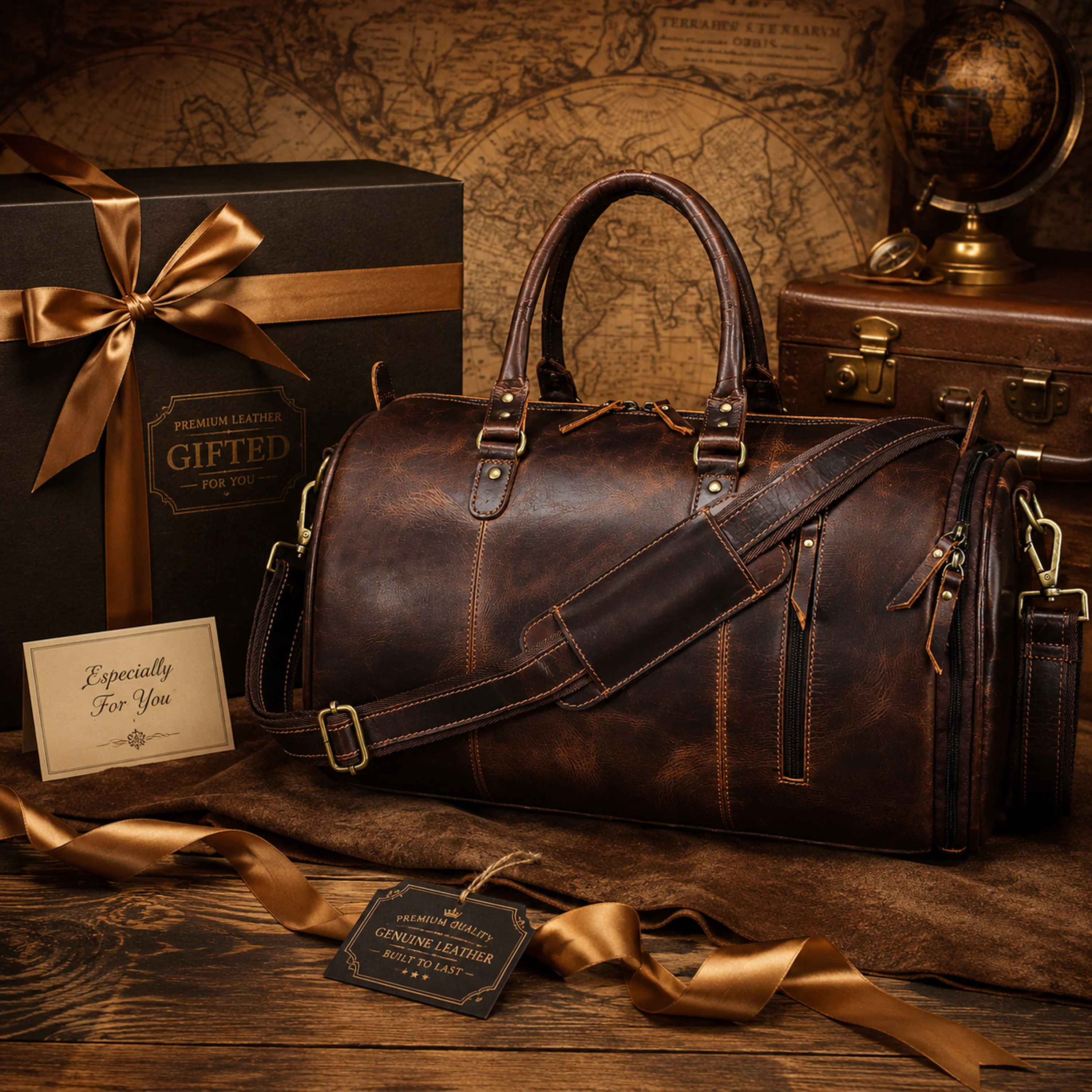 The Buffalo Leather Gym Bag - Image 19