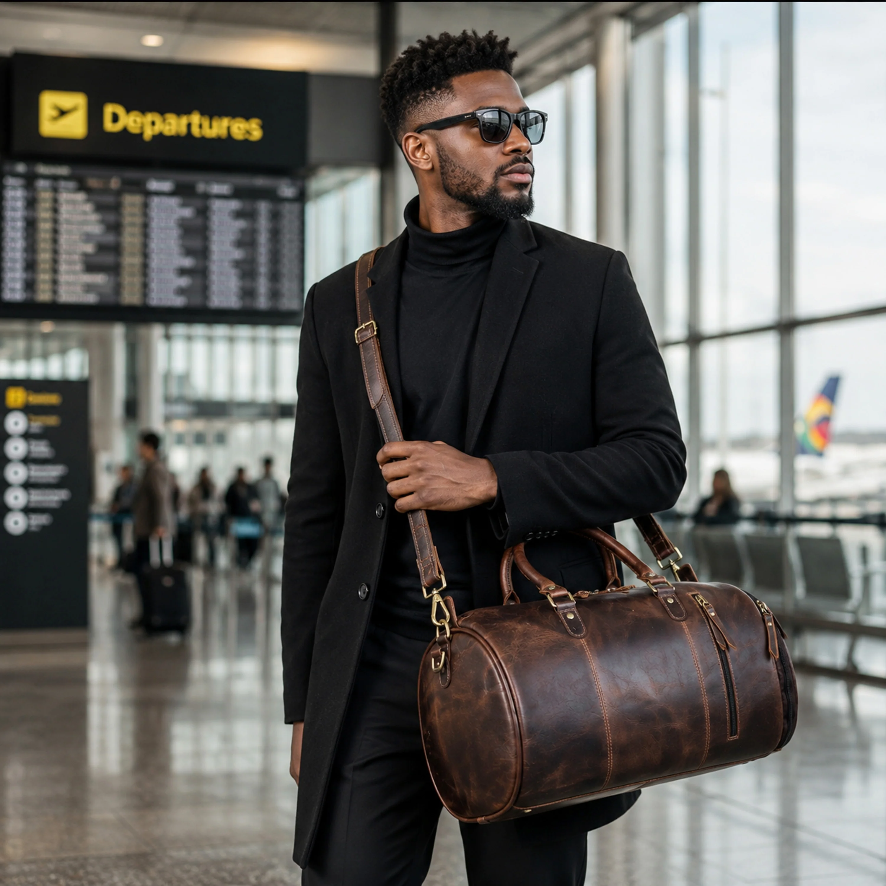The Buffalo Leather Gym Bag - Image 5