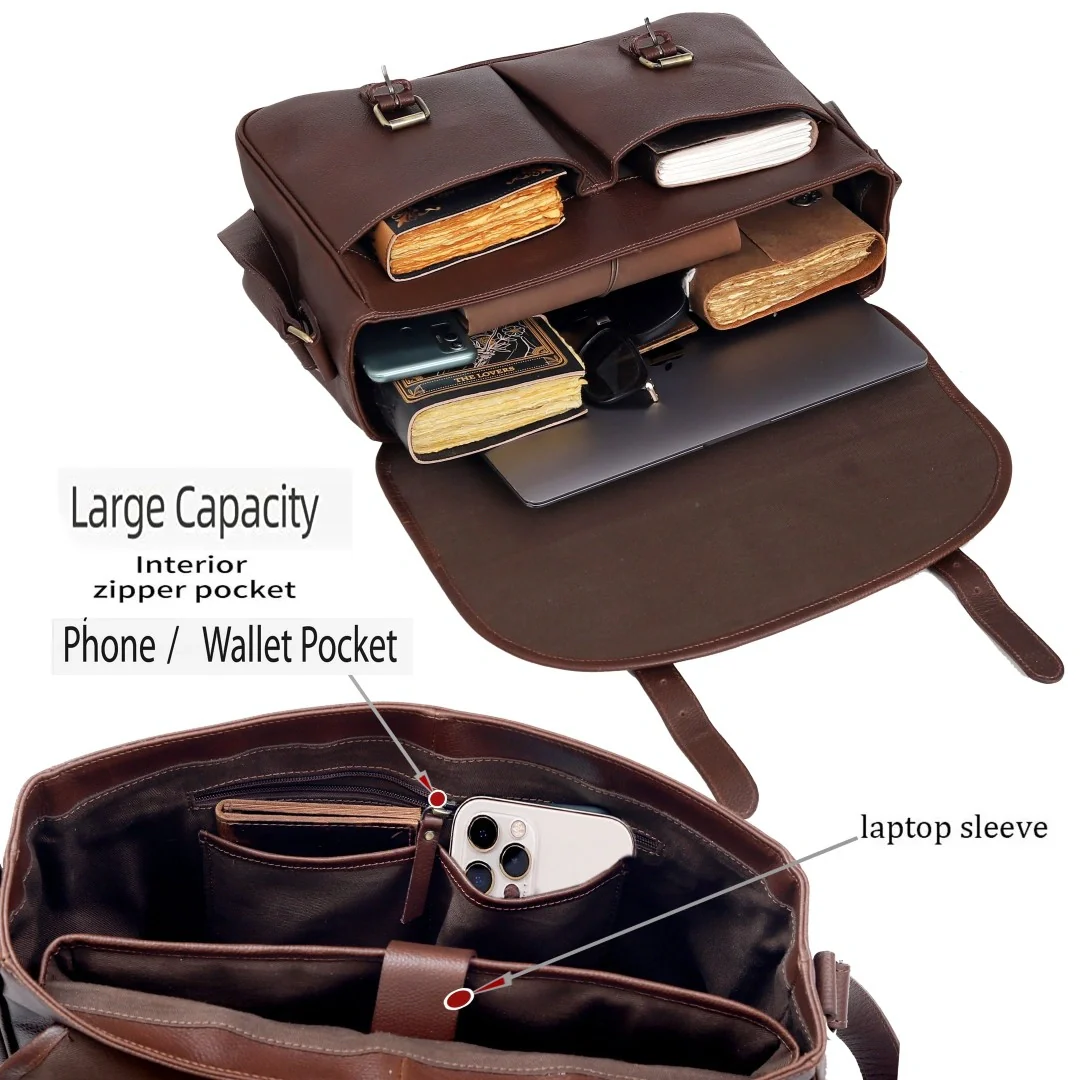 The Buffalo Range Leather Bag - Image 3