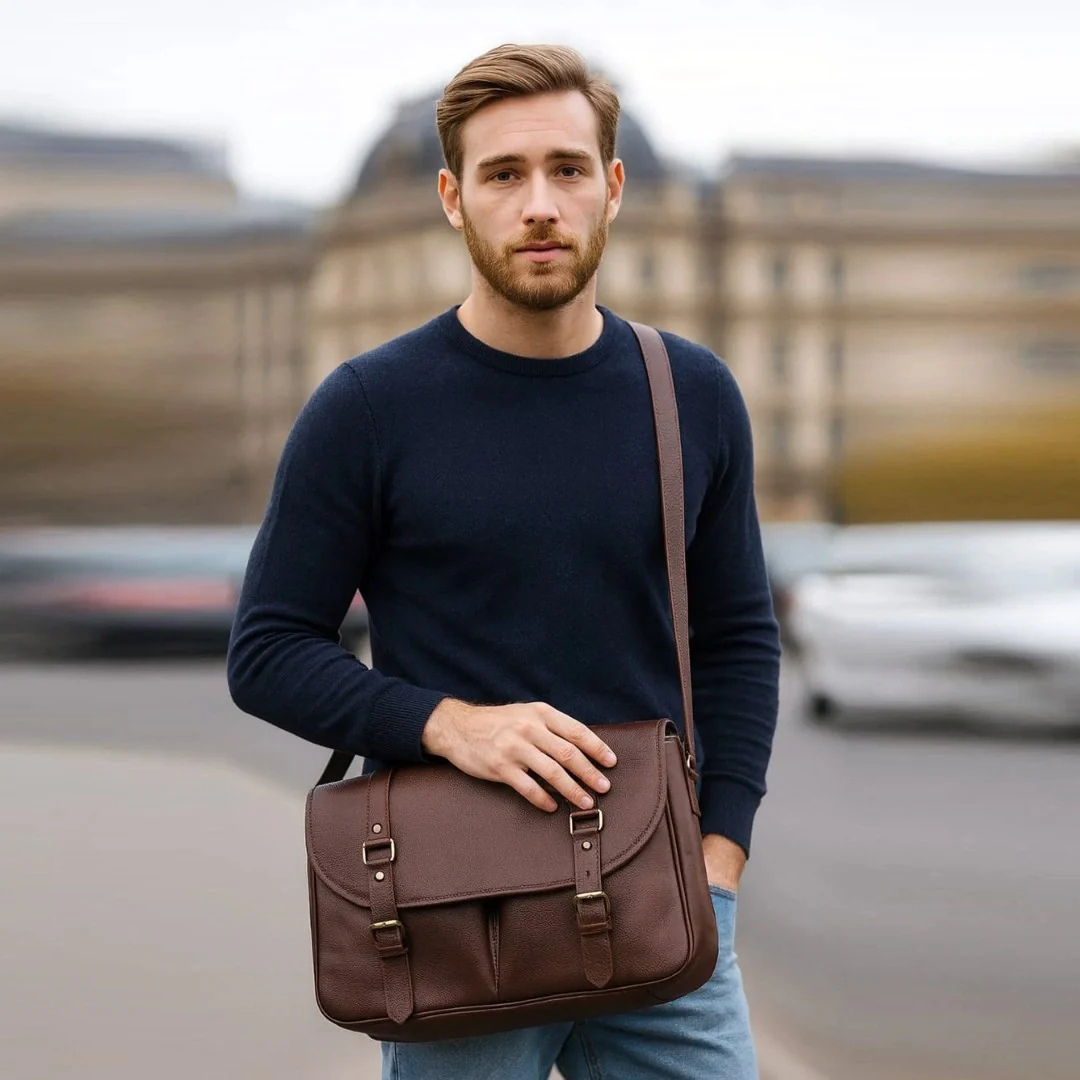 The Buffalo Range Leather Bag - Image 6