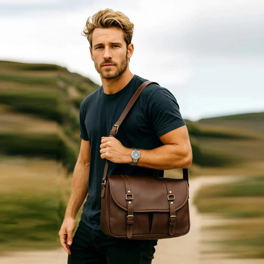 The Buffalo Range Leather Bag - Image 7