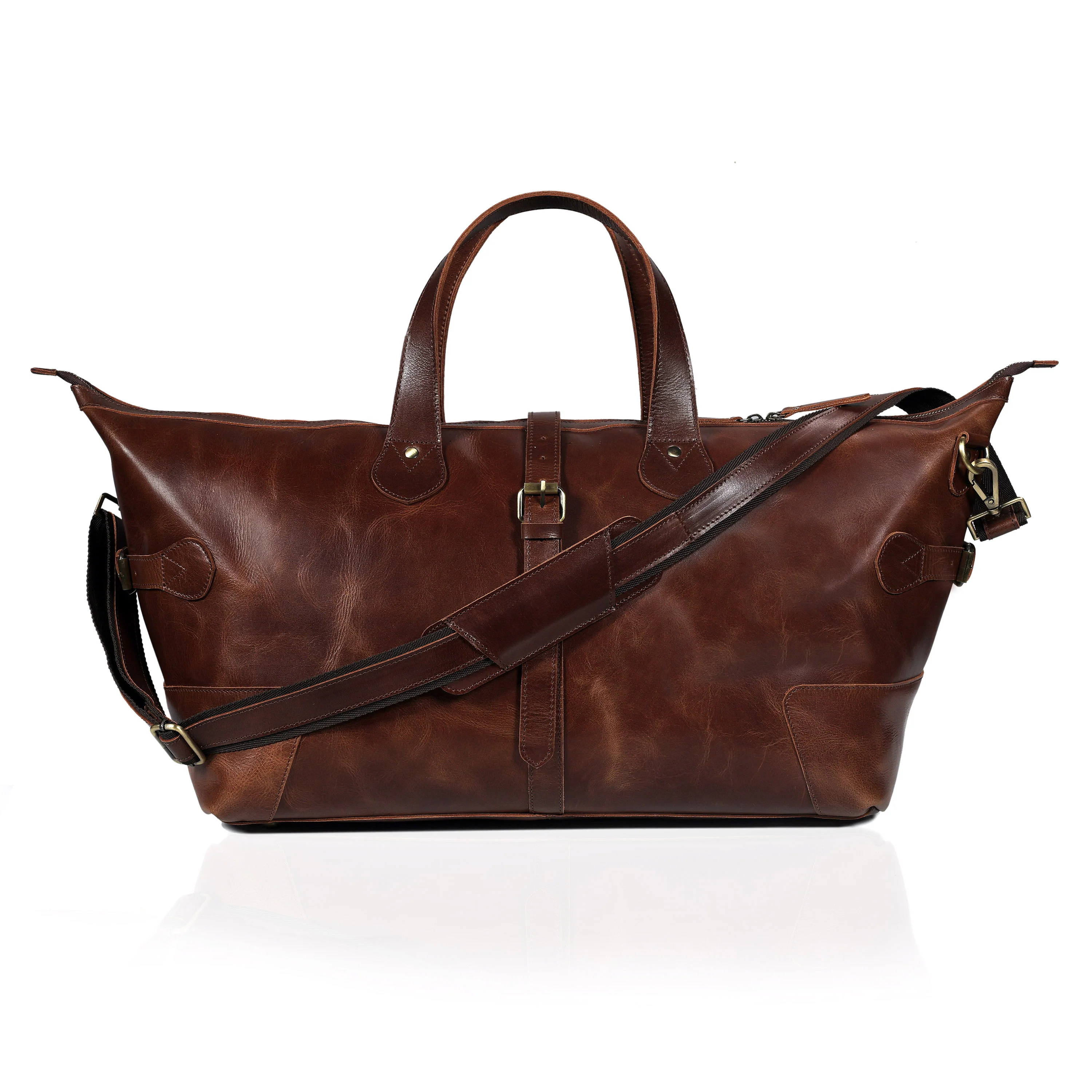 The Eurocraft Buffalo Leather Duffle bag - Image 14
