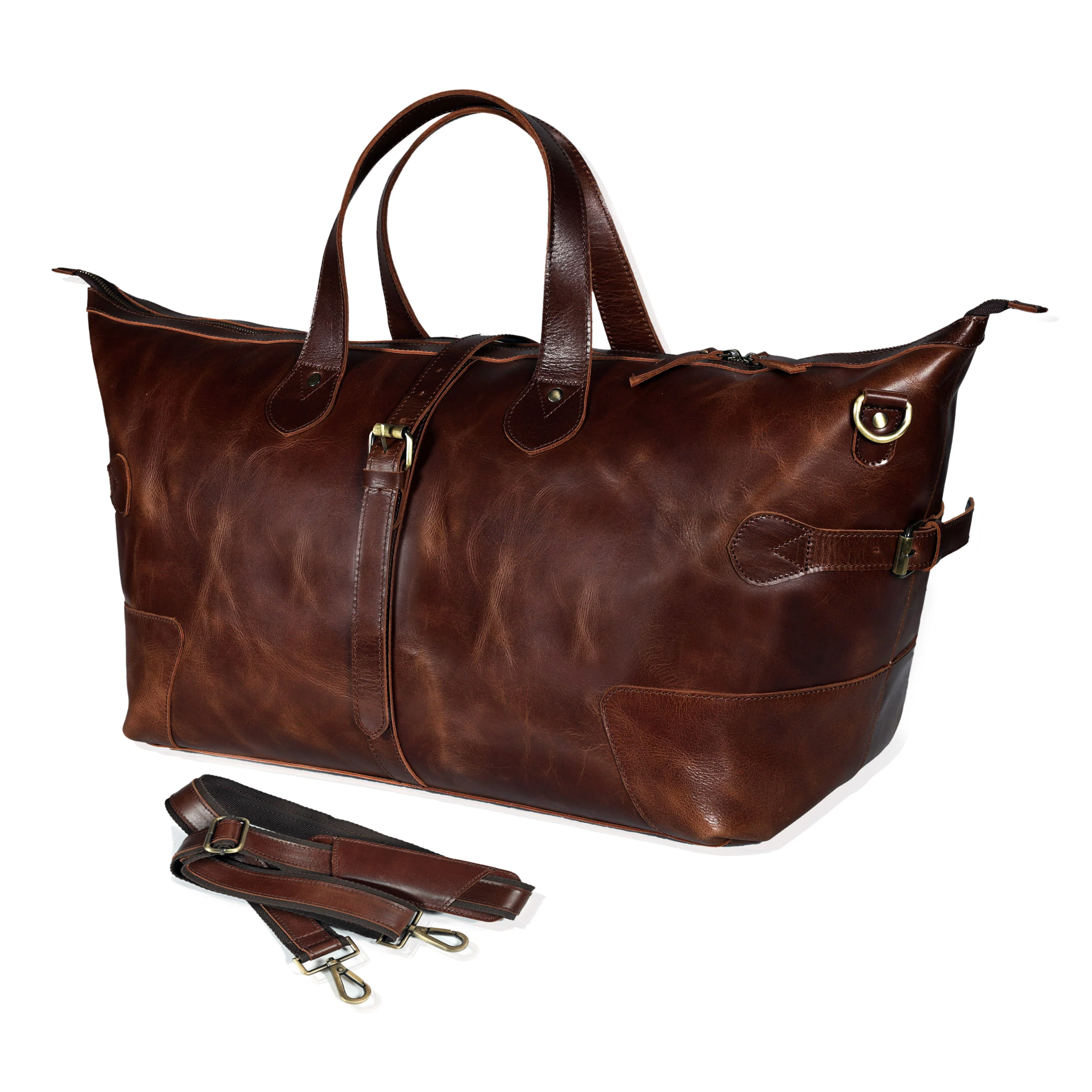 The Eurocraft Buffalo Leather Duffle bag - Image 17