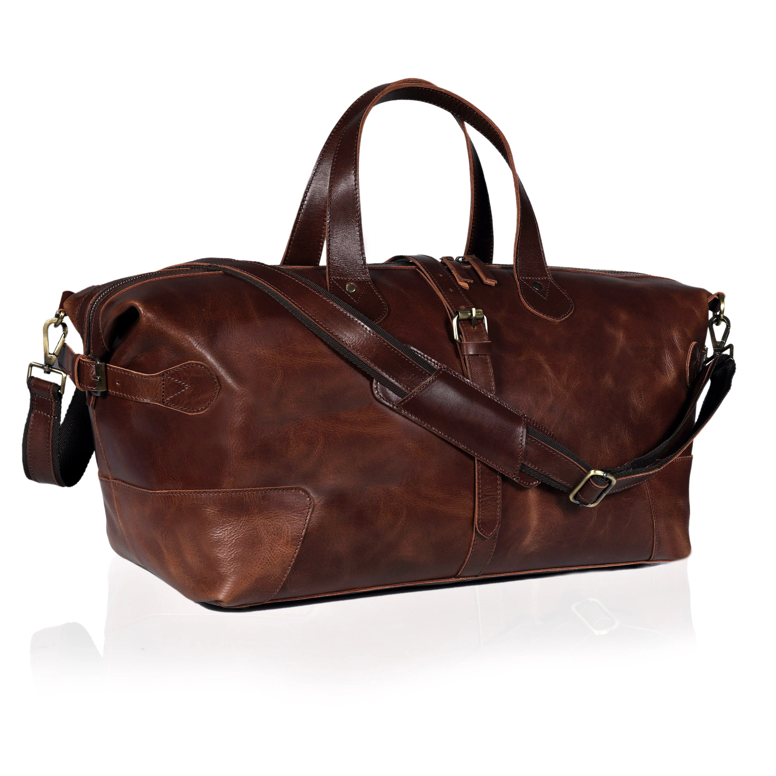 The Eurocraft Buffalo Leather Duffle bag - Image 9