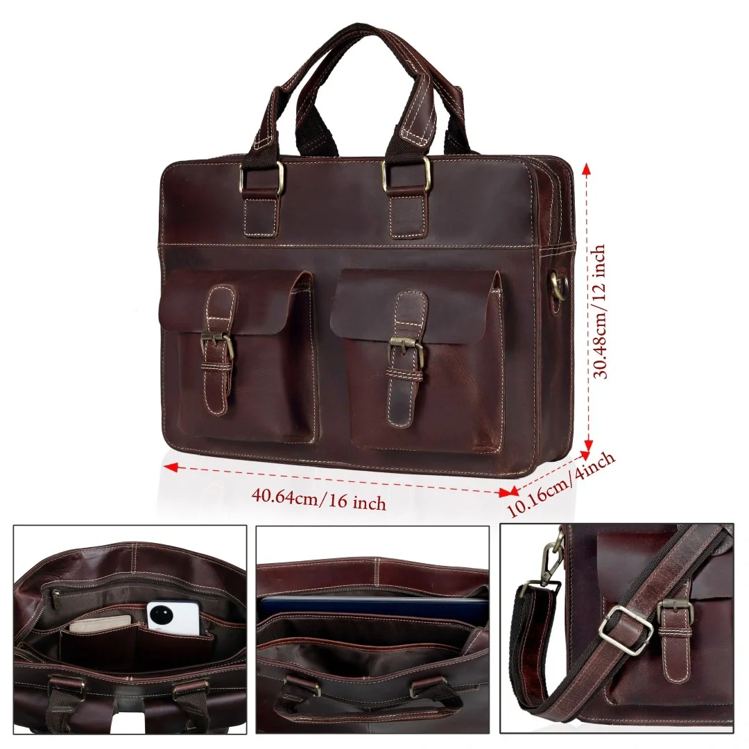The Hunk Leather briefcase - Image 16