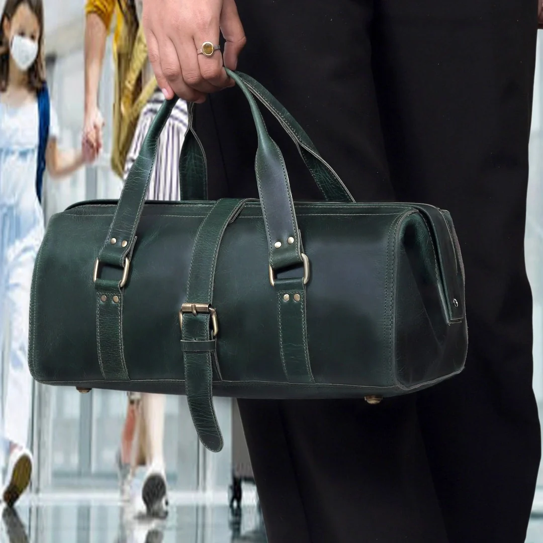 The Iconic Leather Duffle Bag - Image 9