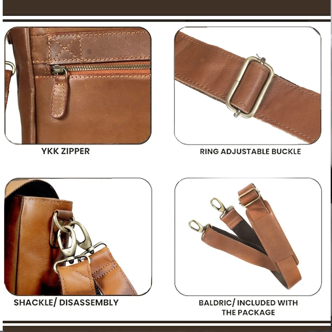 The Jackson Leather Buffalo Messenger - Image 12
