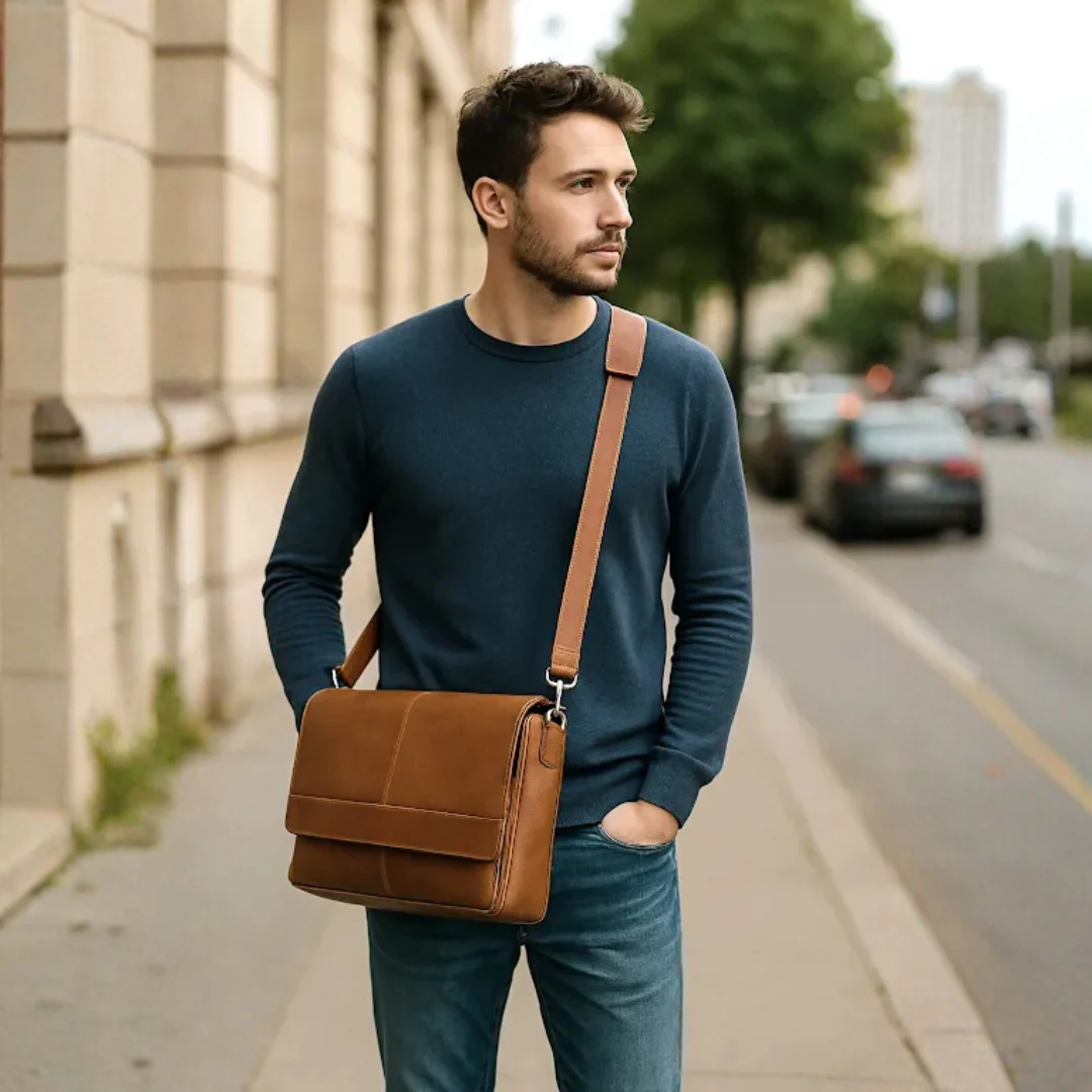 The Jackson Leather Buffalo Messenger - Image 3