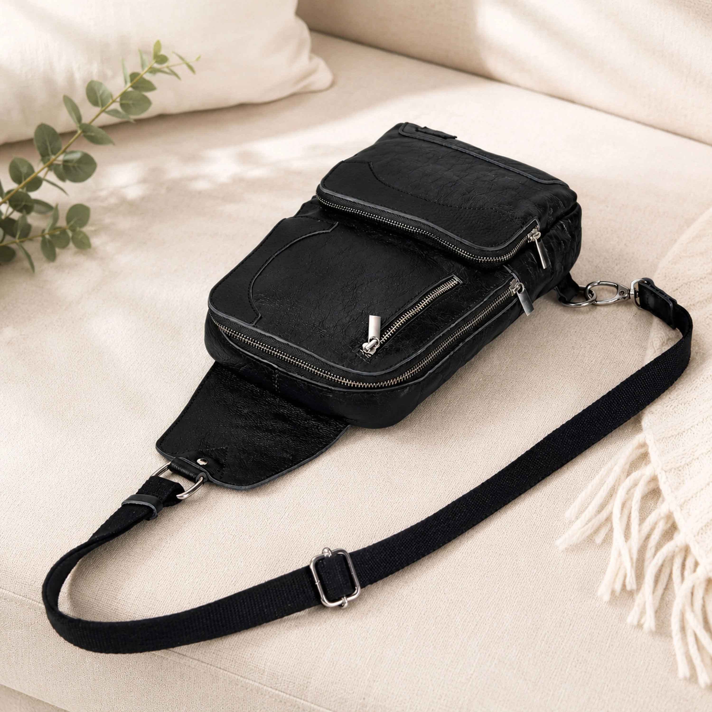 The Kingsman Leather Sling Fanny Pack - Image 10