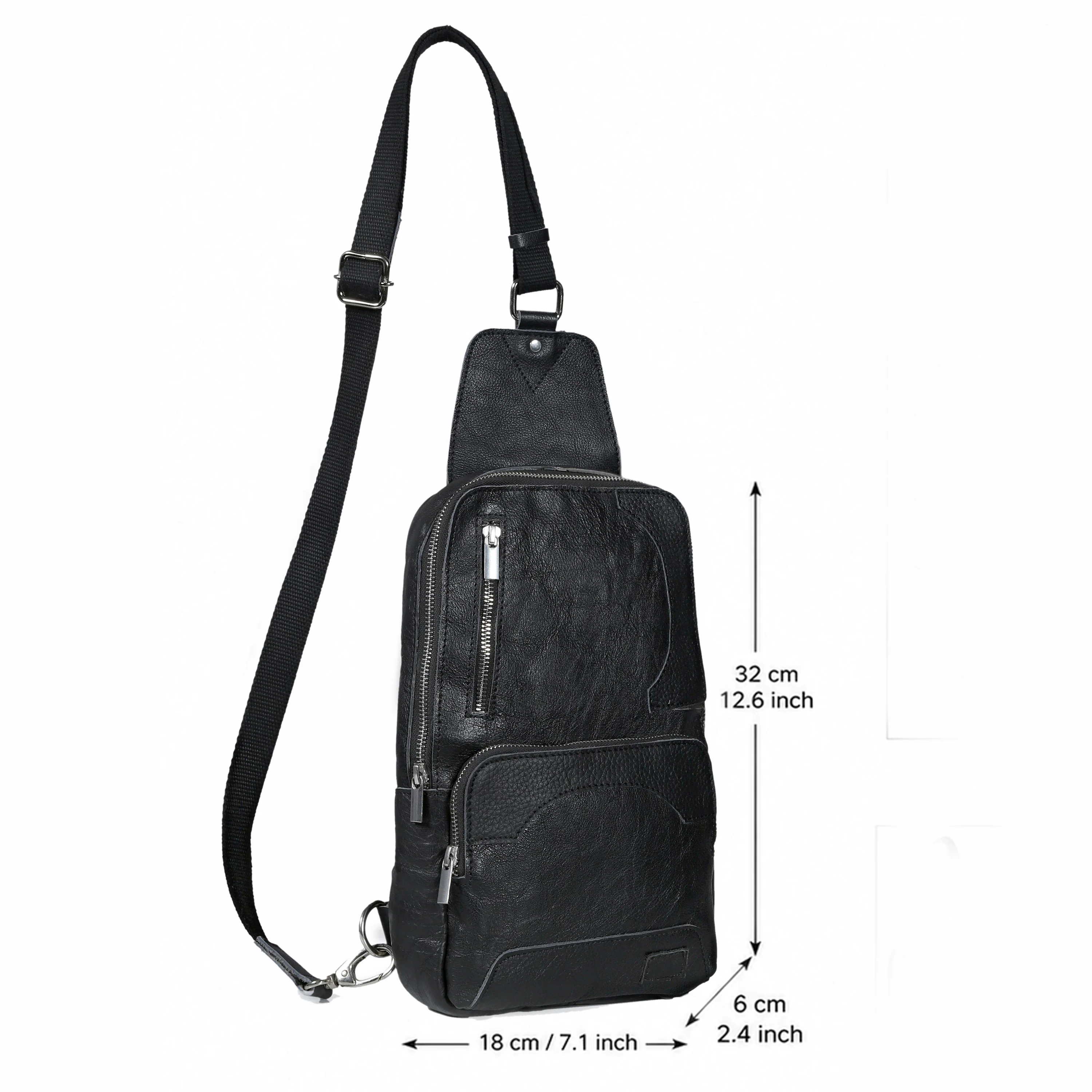 The Kingsman Leather Sling Fanny Pack - Image 3