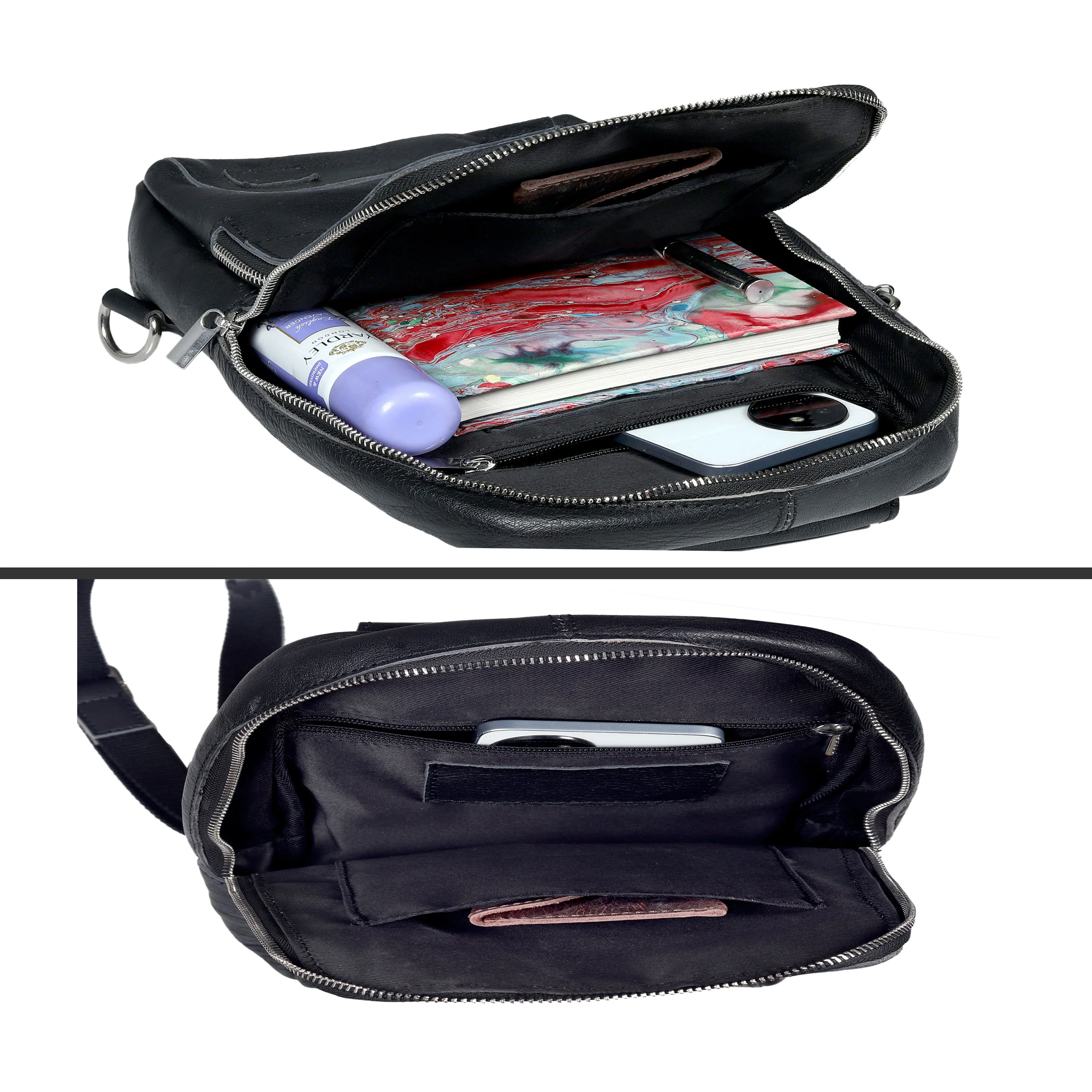 The Kingsman Leather Sling Fanny Pack - Image 7