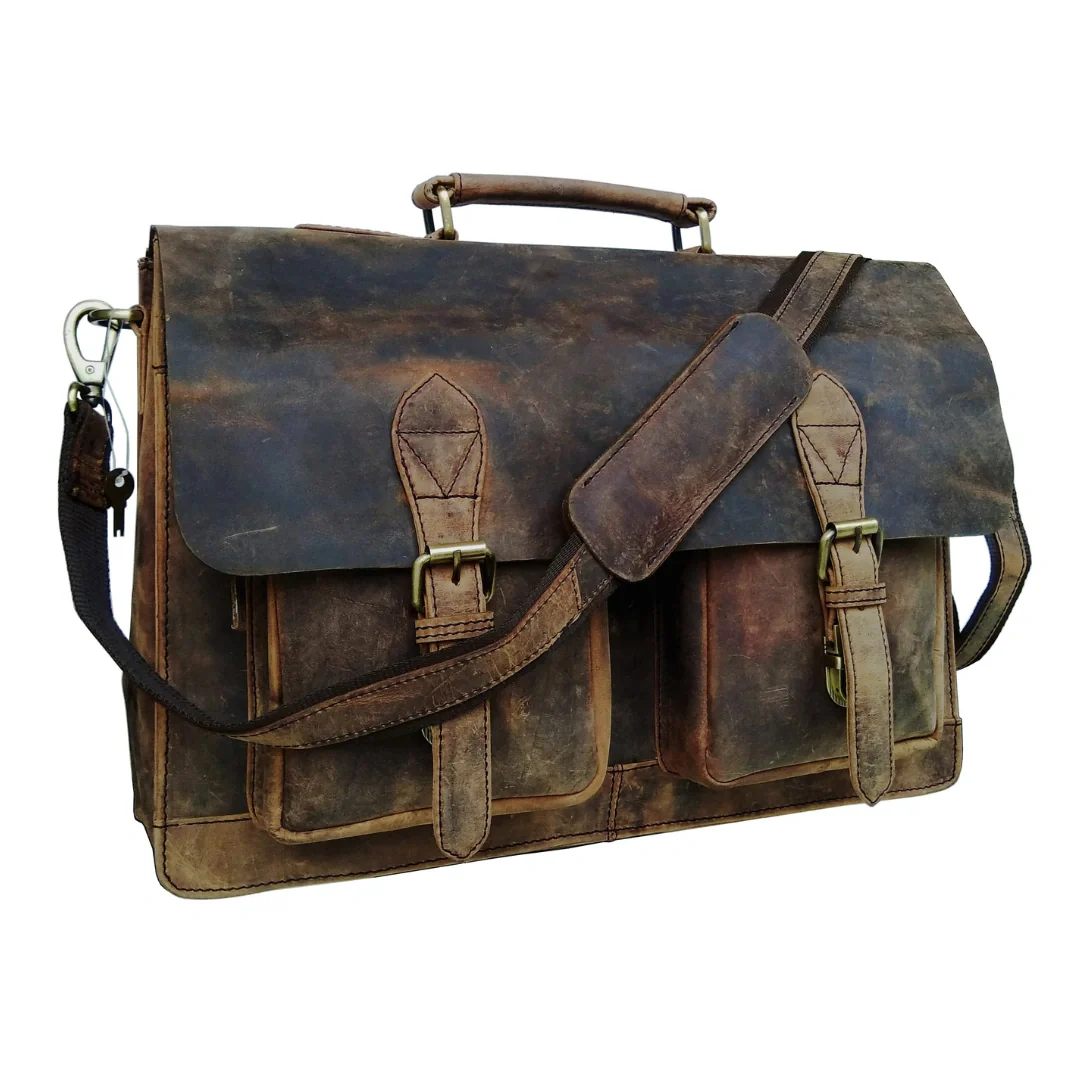 The Leather Messenger For Men's - Image 10