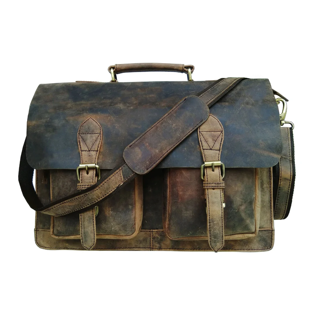 The Leather Messenger For Men's - Image 2
