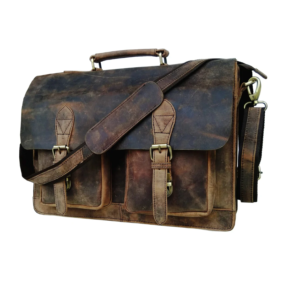 The Leather Messenger For Men's - Image 3