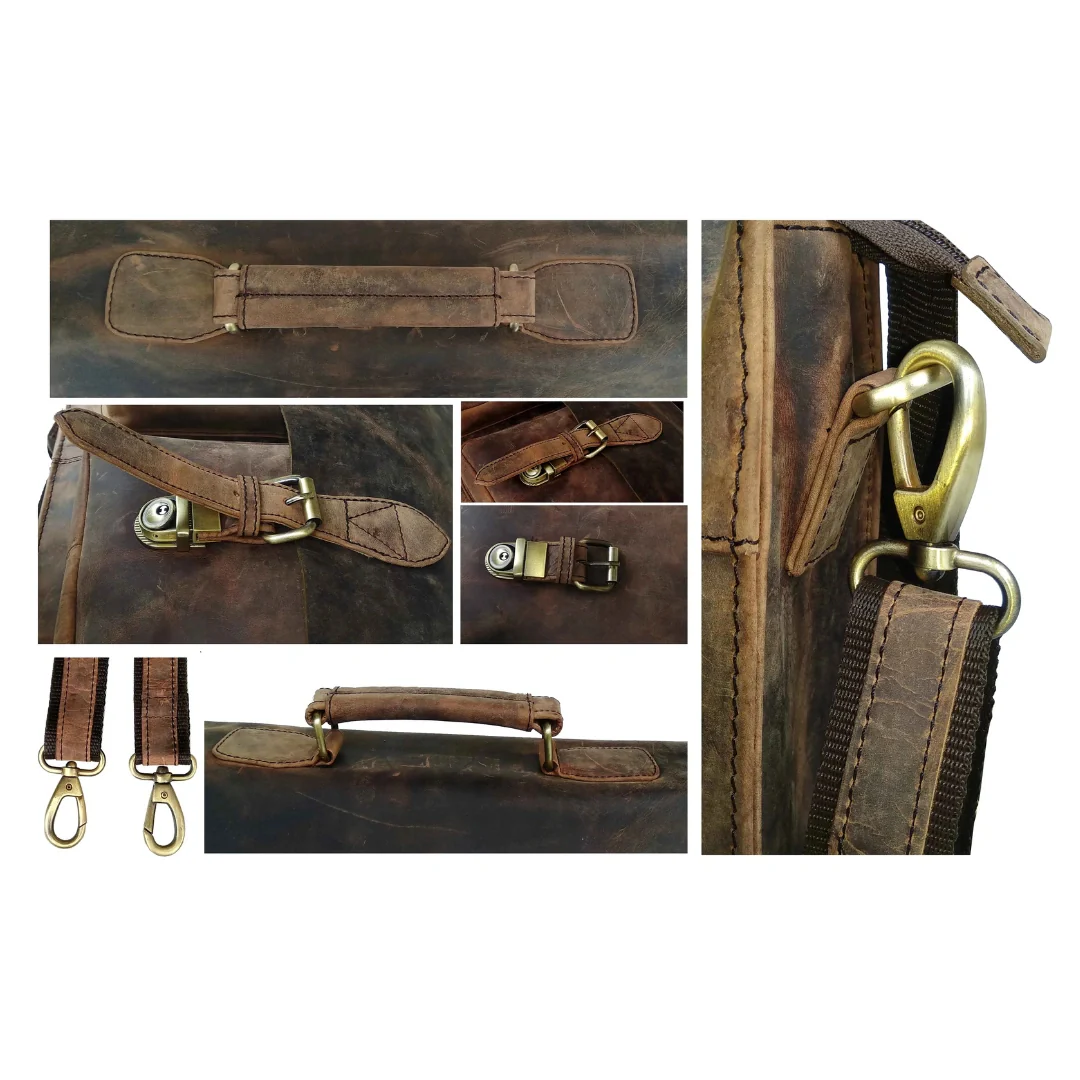 The Leather Messenger For Men's - Image 4