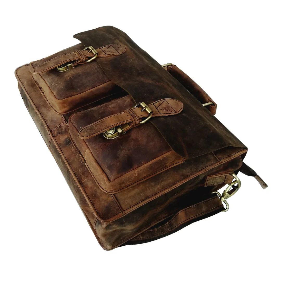 The Leather Messenger For Men's - Image 5