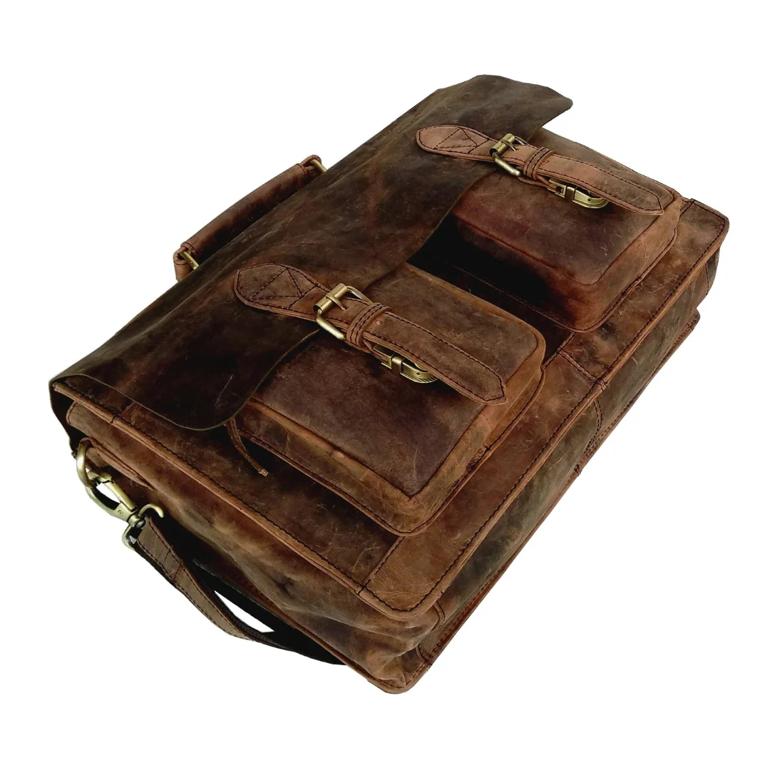 The Leather Messenger For Men's - Image 6