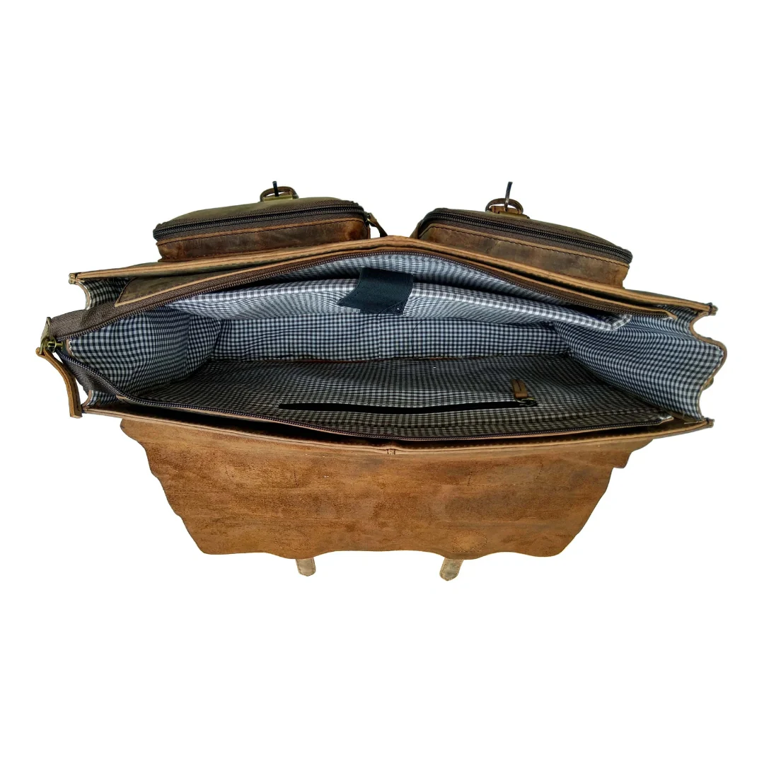 The Leather Messenger For Men's - Image 7