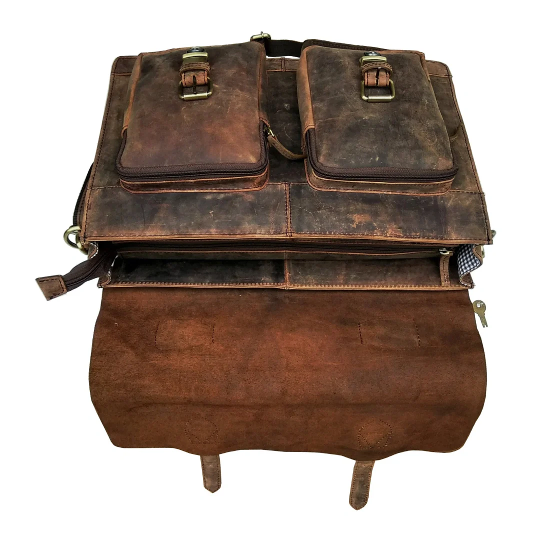 The Leather Messenger For Men's - Image 9