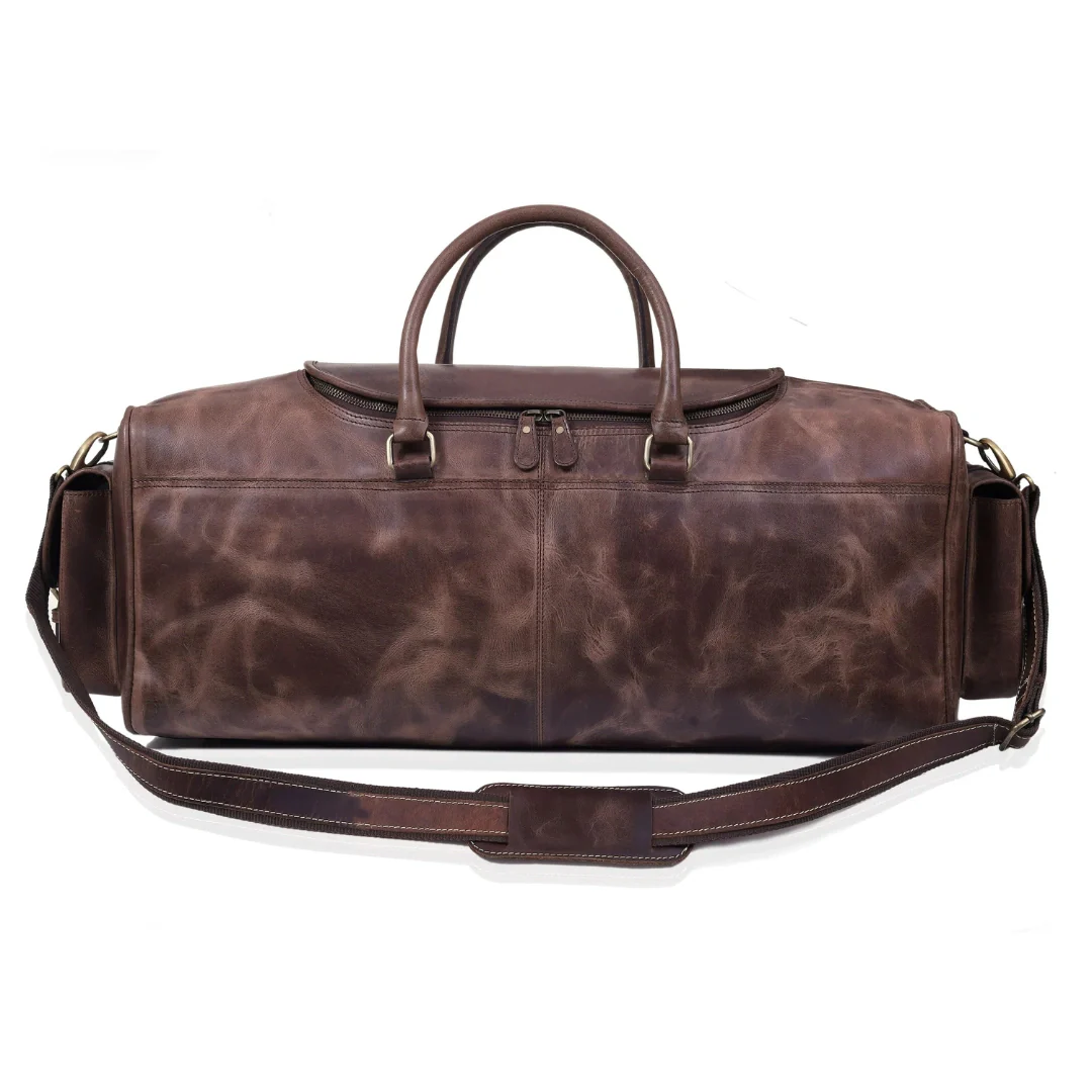 The Overnight Leather Duffle Bag - Image 11