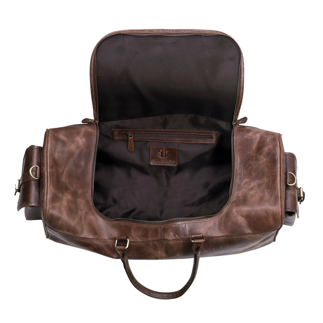The Overnight Leather Duffle Bag - Image 13