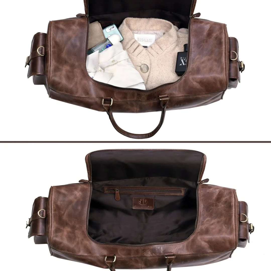 The Overnight Leather Duffle Bag - Image 4