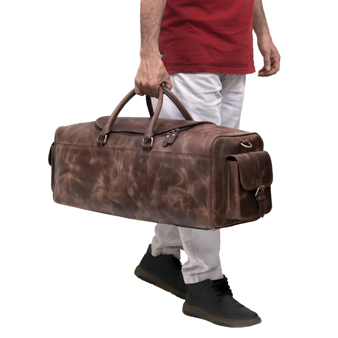 The Overnight Leather Duffle Bag - Image 6