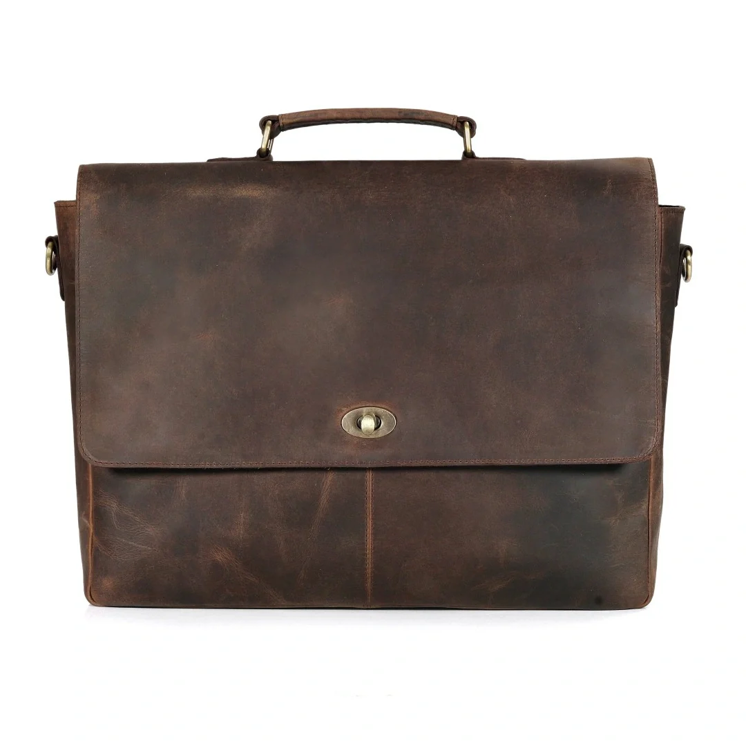 The Porter Leather Messenger bag - Image 9