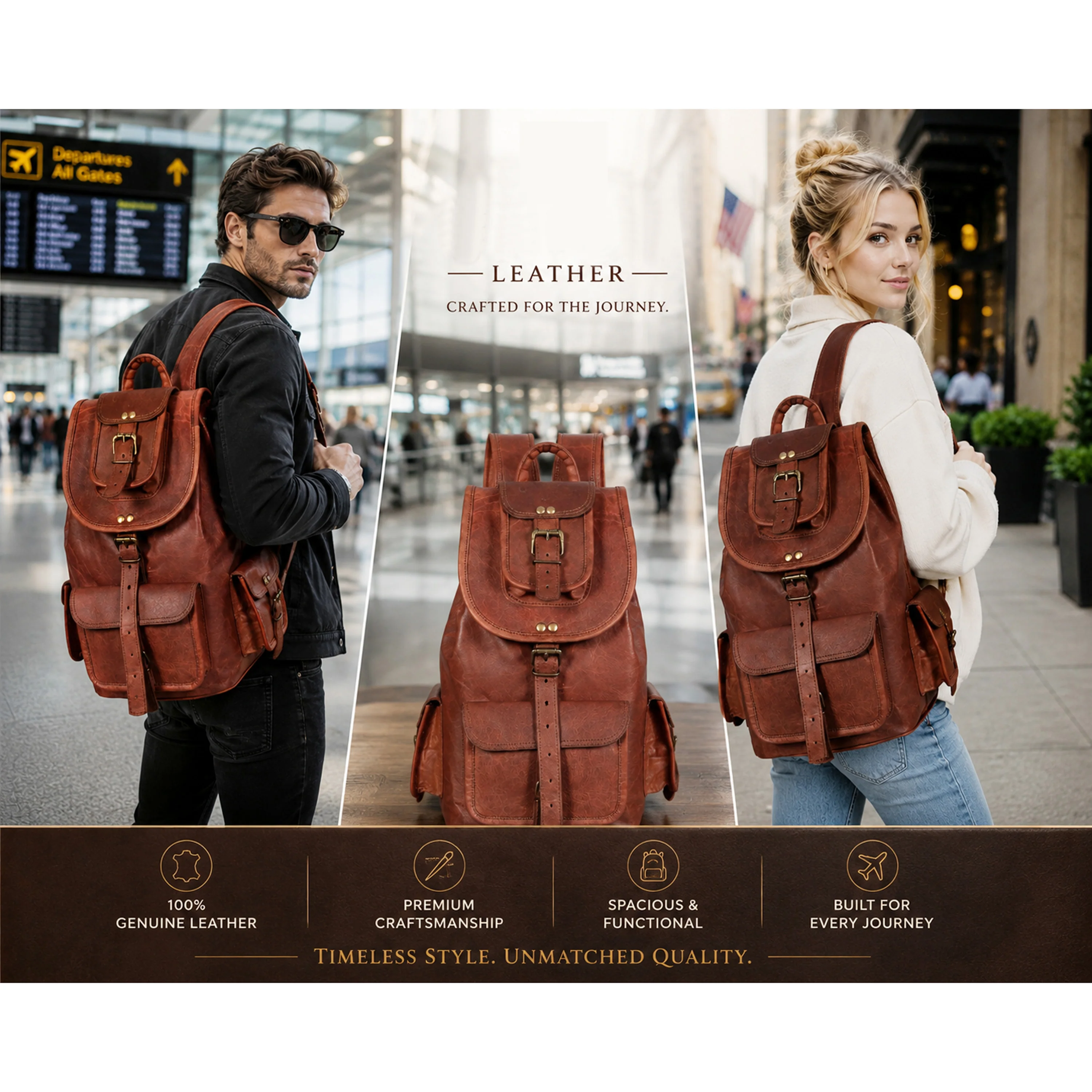 The Prestige Leather backpack - Image 2