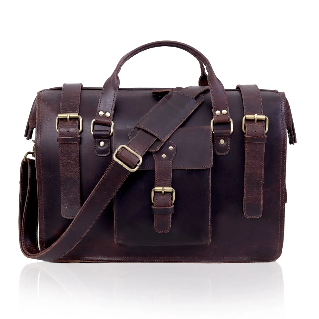 The Signature Leather Briefcase Combo - Image 3